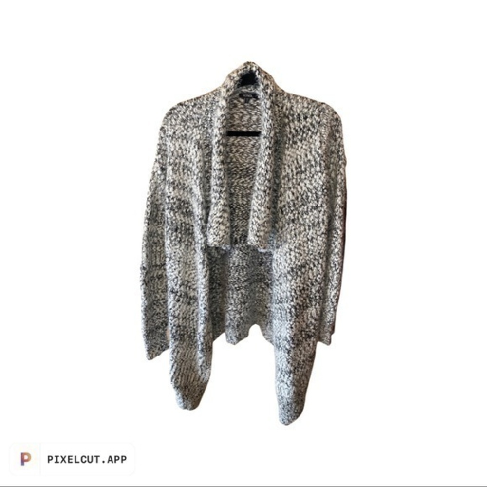 Open Front Waterfall Cardigan Sweater Shacket Super Soft